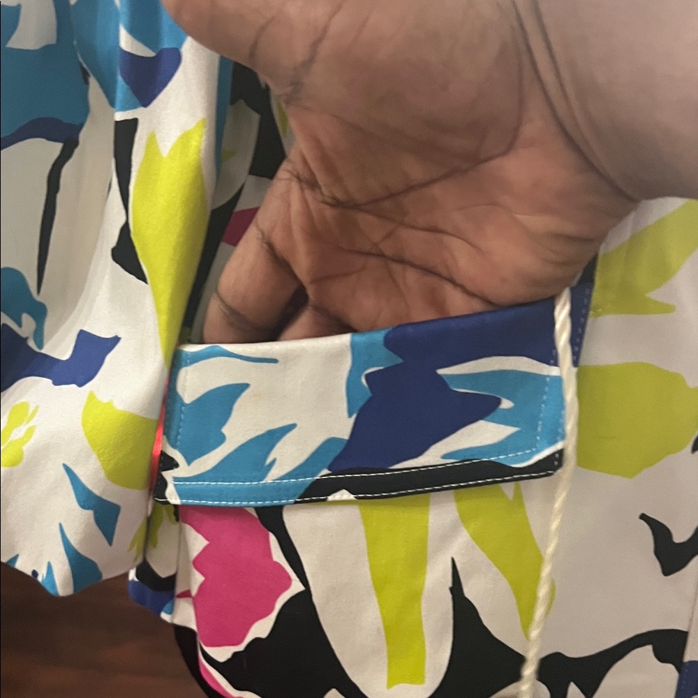 Cache Multicolor Floral Teddy Jacket - image 14